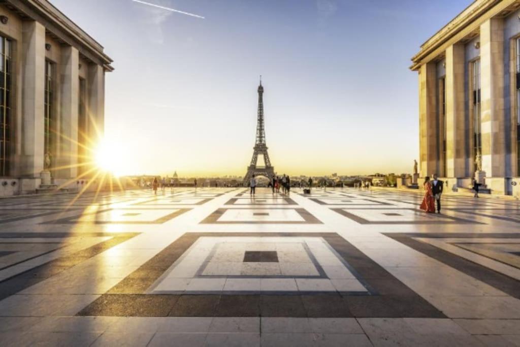 파리 Tour Eiffel Terrasse Vue Seine 아파트 외부 사진